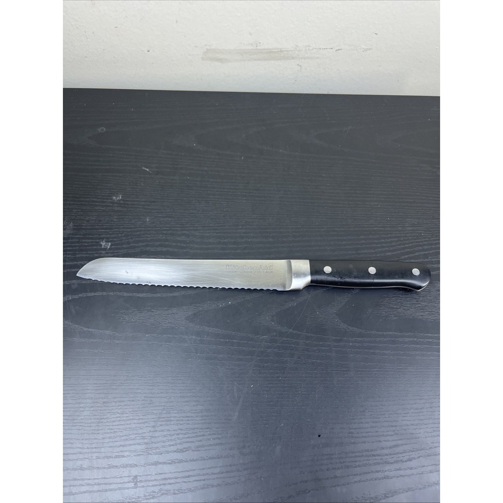 KitchenAid 205mm Serrated Kitchen Knife German Steel 1.4028 Bread Knife